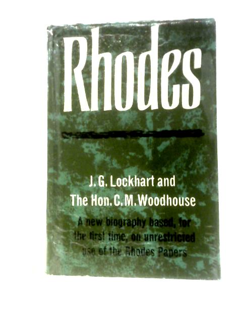 Rhodes von J.G.Lockhart & Hon.C.M.Woodhouse