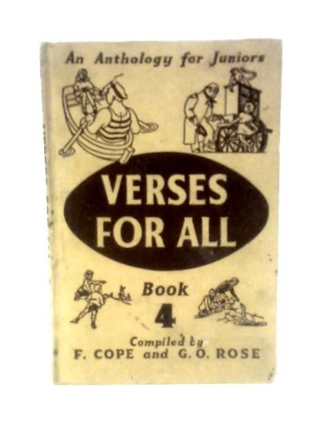 Verse for All, Book 4 von F Cope G O Rose