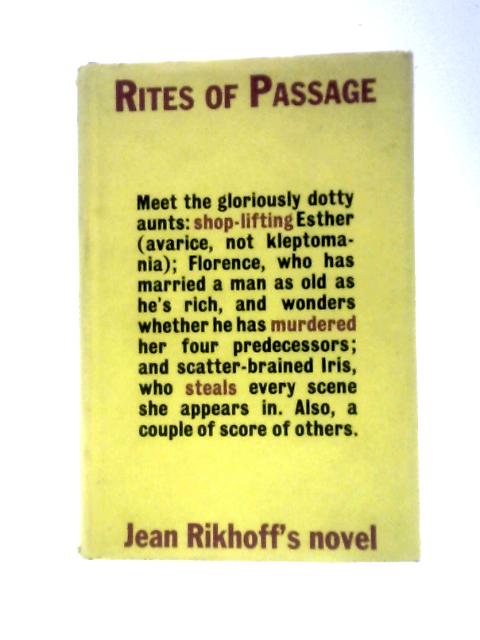 Rites Of Passage By Jean Rikhoff