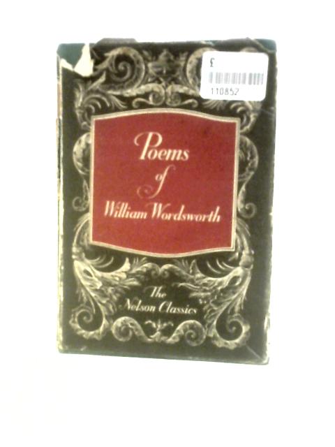 Poems of William Wordsworth By William Wordsworth