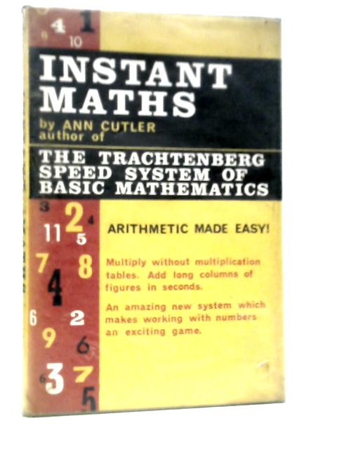 Instant Maths By Ann Cutler