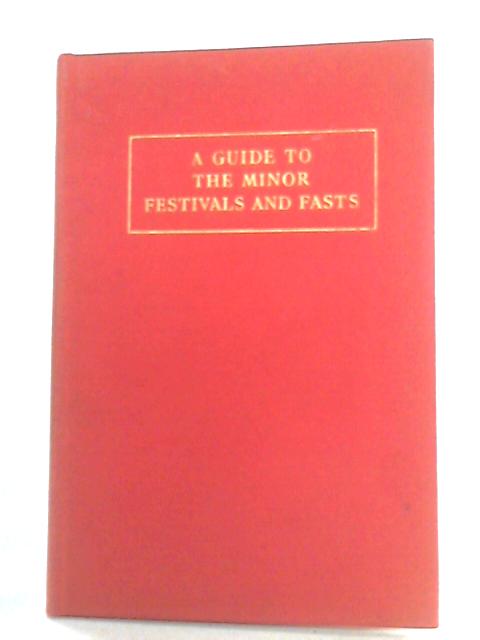 Guide to Minor Festivals and Fasts By Chaim Pearl