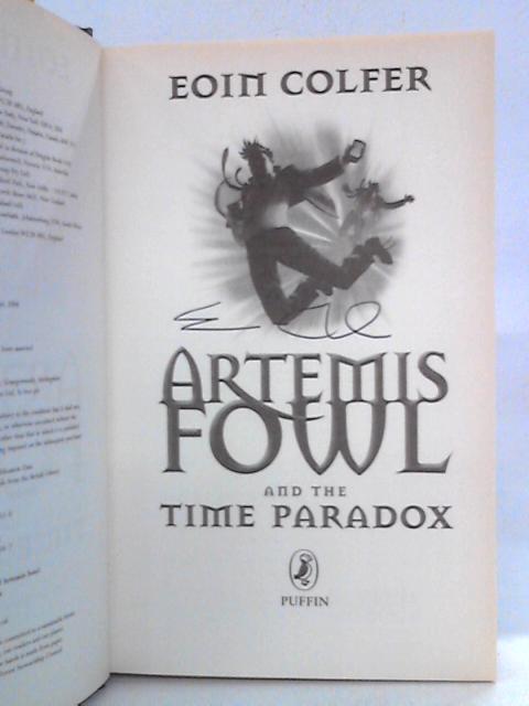 Artemis Fowl and the Time Paradox By Eoin Colfer