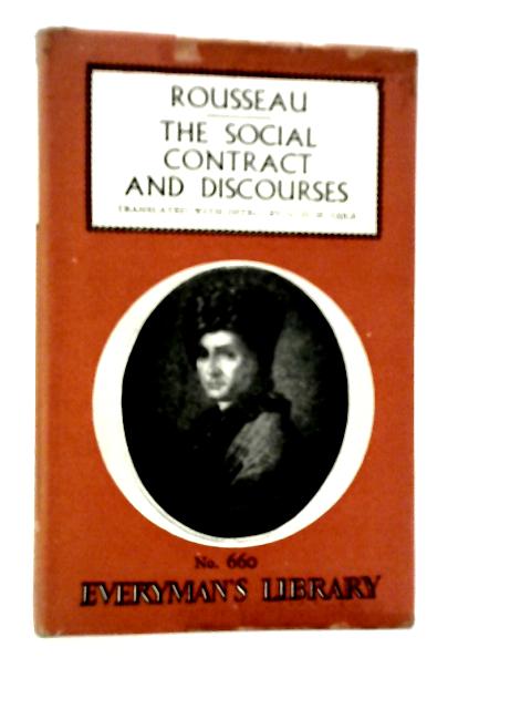 The Social Contract and Discourses von Jean Jacques Rousseau