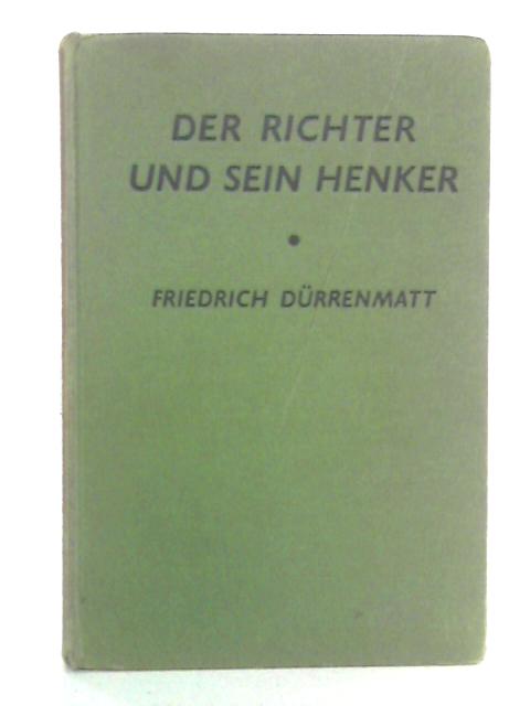 Der Richter Und Sein Henker By Friedrich Drrenmatt