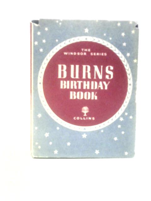 Burns Birthday Book By Jean Howie (Ed.)