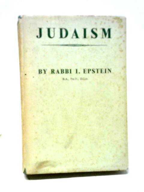 Judaism von Rabbi I. Epstein