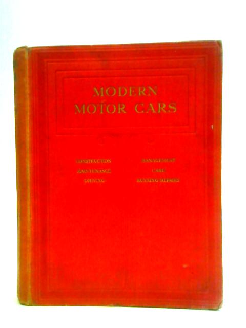 Modern Motor Cars Vol.III von Arthur W. Judge