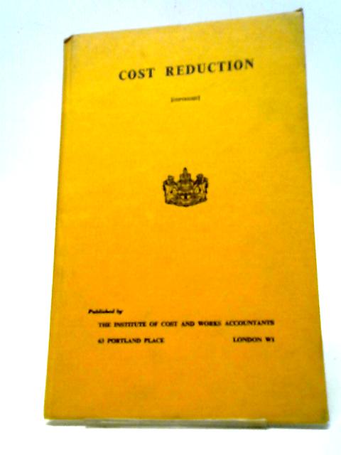 Cost Reduction By Unstated