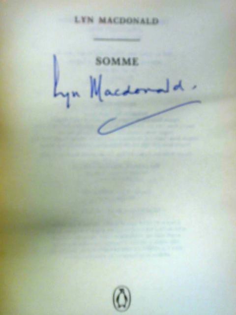 Somme By Lyn MacDonald