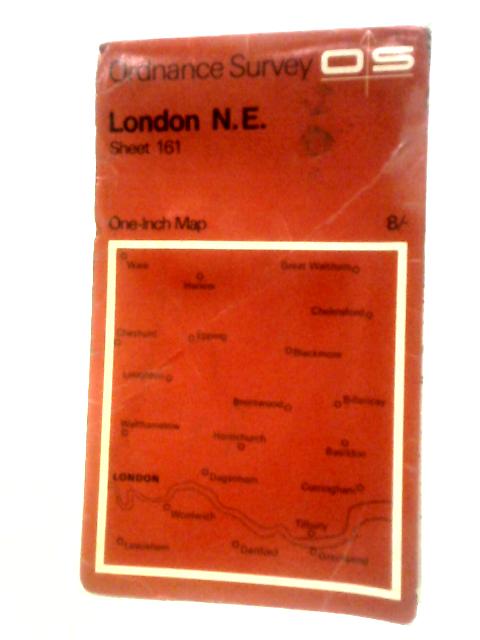 London N.E. Sheet 161 One-inch Map Seventh Series von Ordnance Survey