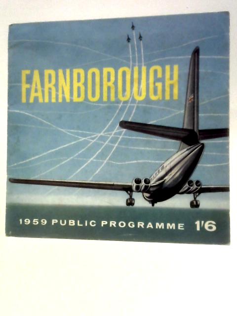 Farnborough 1959 Public Programme By A F Burke