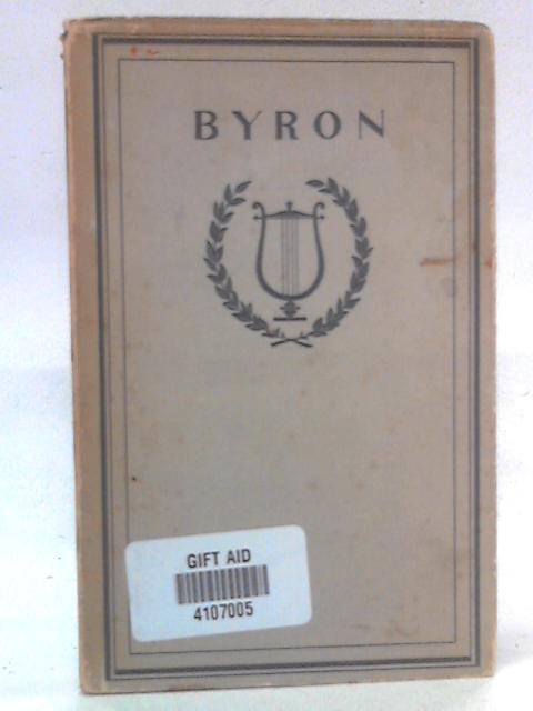 Byron: The English Poets in Pictures By Lord Byron