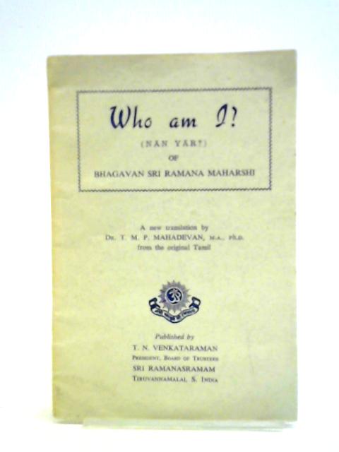 Who am I? By T. M. P. Mahadevan (trans.)