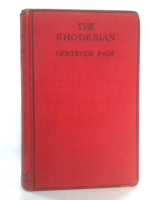 The Rhodesian By Gertrude Page