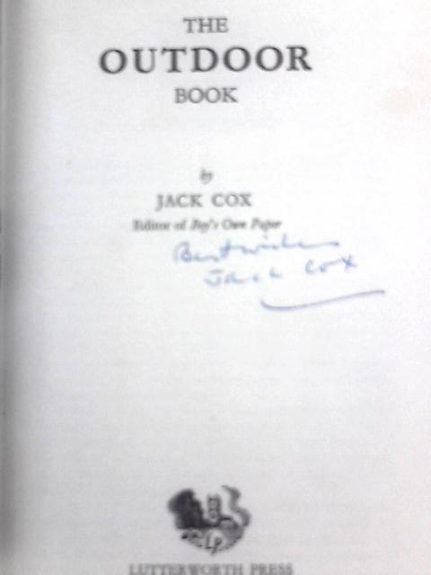 The Outdoor Book By Jack Cox