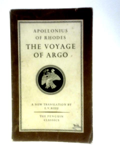 The Voyage of Argo By Apollonius Of Rhodes