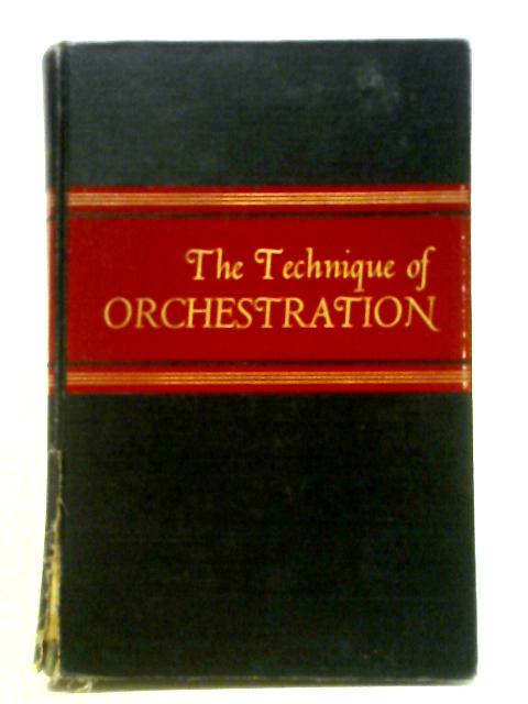 The Technique of Orchestration By Kent Wheeler Kennan