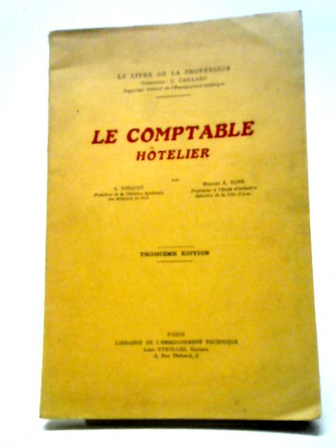 Le Comptable Hotelier By A Giraudy and Madame A Pons