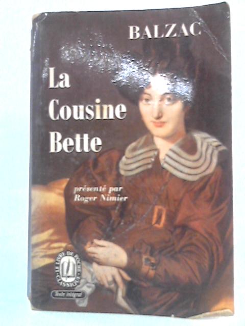 La Cousine Bette By Honore de Balzac