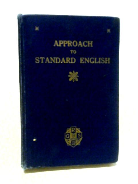 Approach to Standard English By James Barclay and David H. Knox