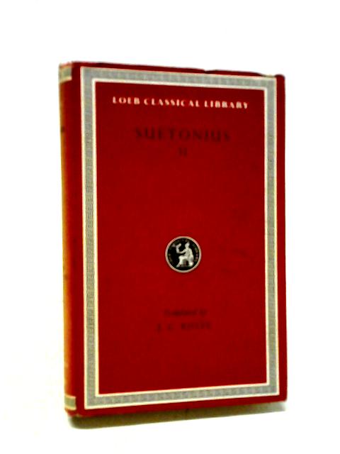 Suetonius Volume 2 von J.C.Rolfe