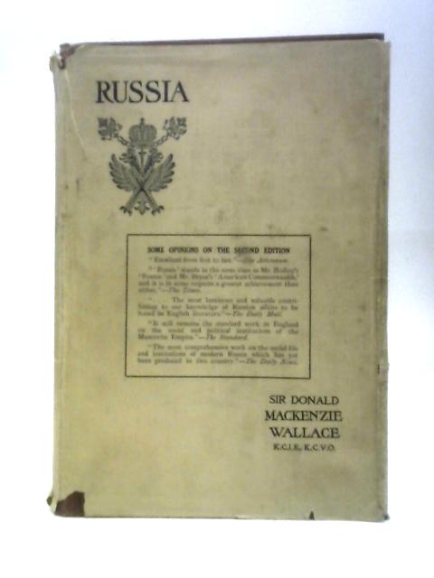 Russia By Donald Mackenzie Wallace