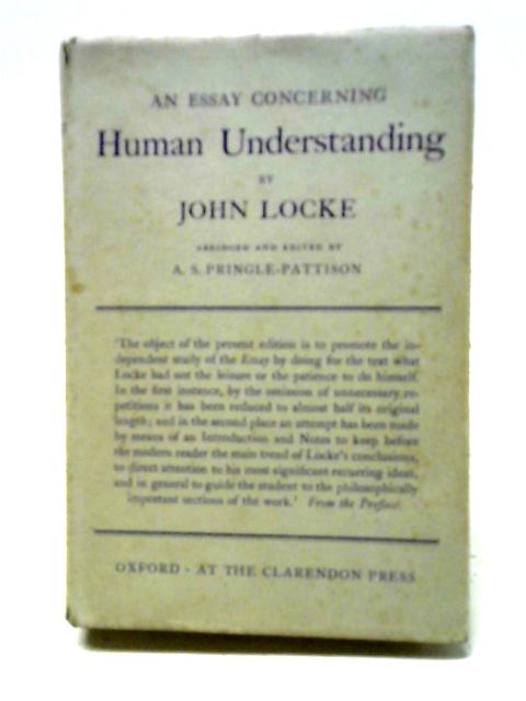 An Essays Concerning Human Understanding By John Locke