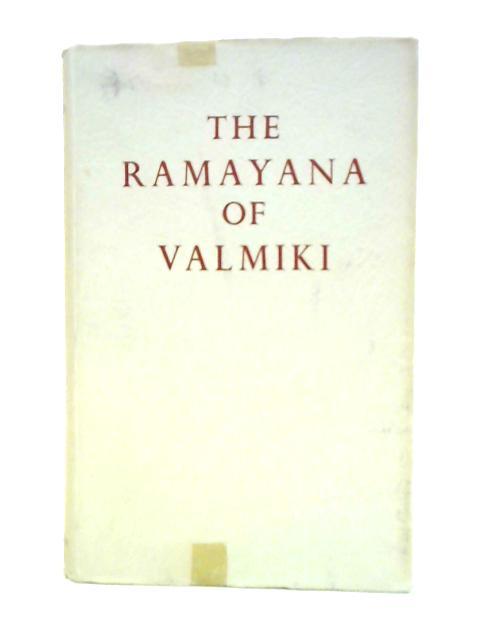 The Ramayana Of Valmiki: Vol. I: Bala Kanda, Aydohya Kanda By Hari Prasad Shastri (Trans.)