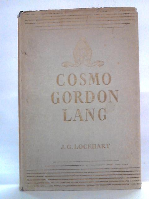 Cosmo Gordon Lang von J. G. Lockhart