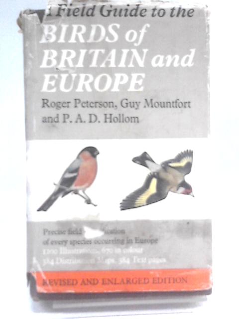 A Field Guide to the Birds of Britain and Europe By Roger Peterson et al