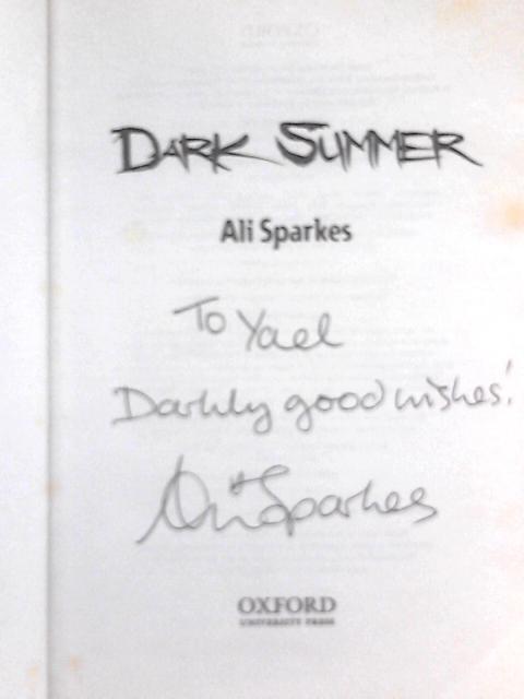 Dark Summer By Ali Sparkes