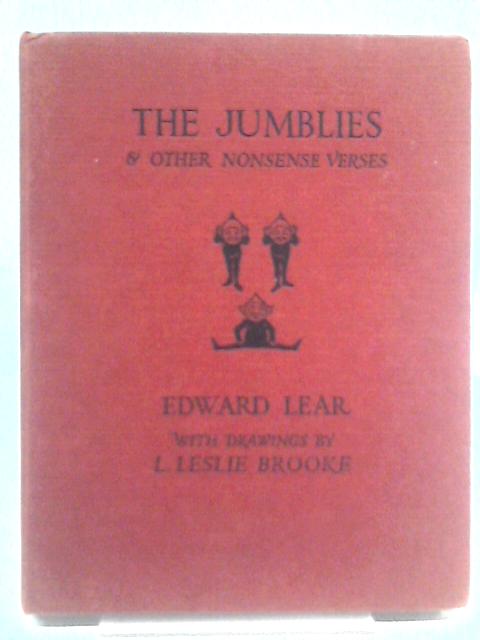 The Jumblie and Other Nonsense Verses By Edward Lear