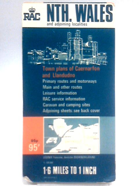 RAC North Wales and Adjoining Localities: Town Plan of Caernarfon and Llandudno By RAC