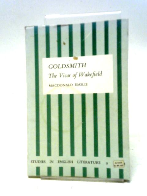 Goldsmith: The Vicar of Wakefield von Macdonald Emslie