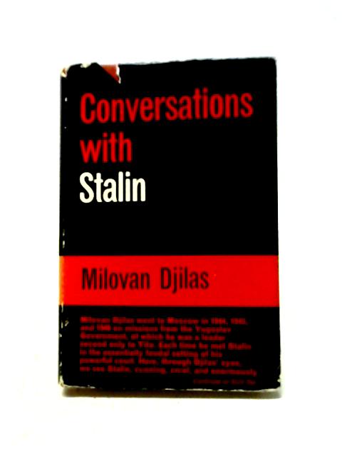 Conversations with Stalin By Milovan Djilas