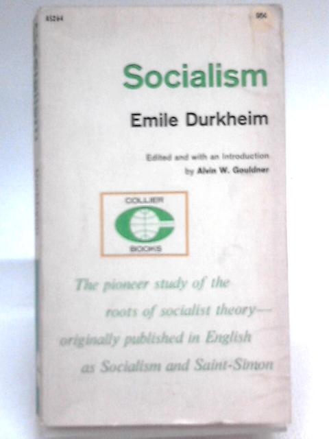 Socialism By Emile Durkheim