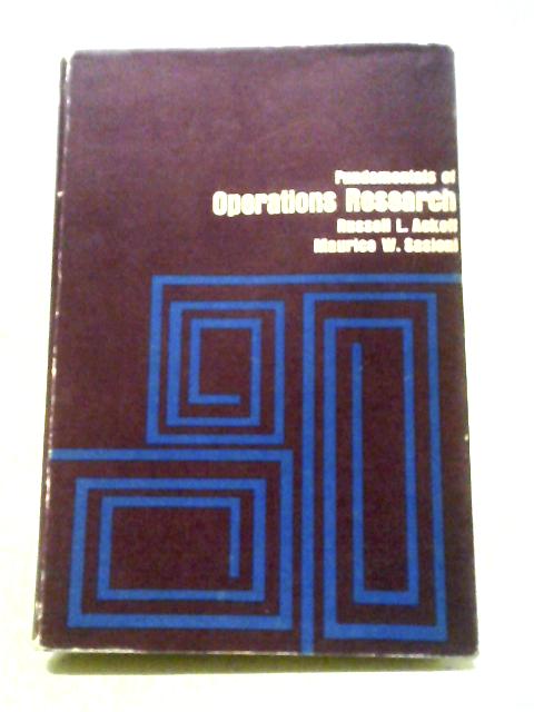 Fundamentals of Operations Research By Russell L. Ackoff