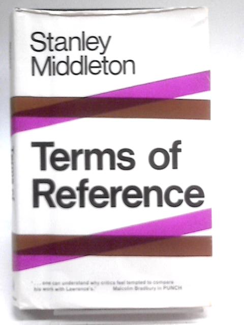 Terms of Reference By Stanley Middleton