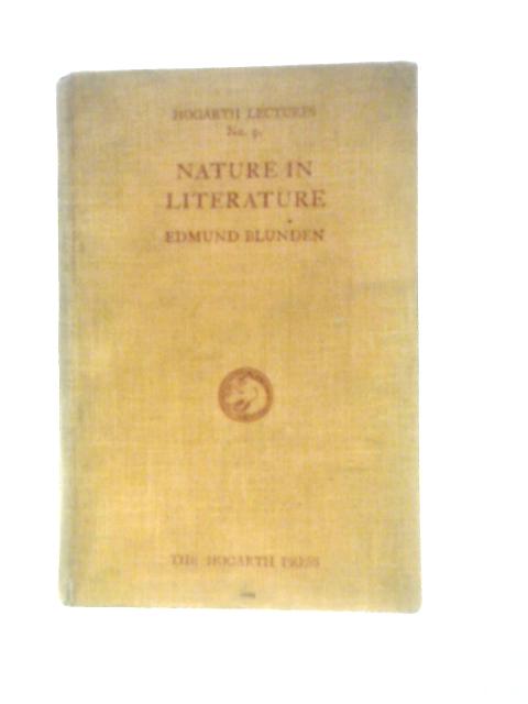 Nature in English Literature By Edmund Blunden