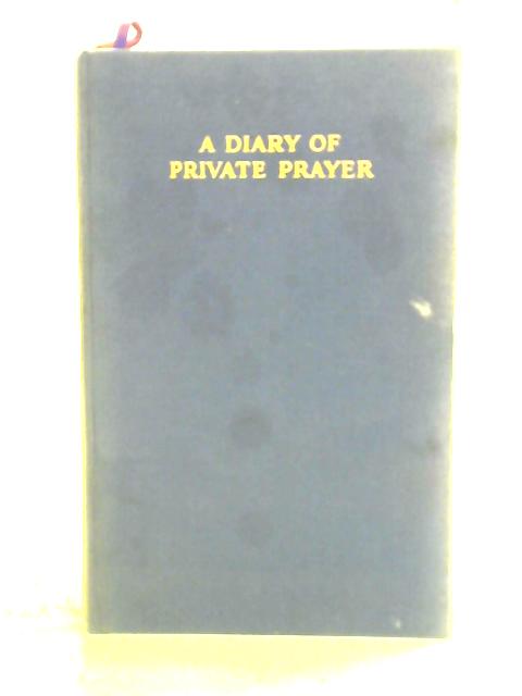 A Diary of Private Prayer By John Baillie