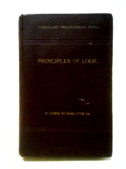 Principles Of Logic By George Hayward Joyce