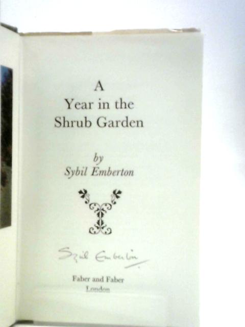 A Year in the Shrub Garden von Sybil C. Emberton