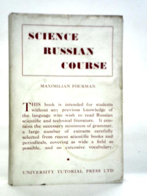 Science Russian Course By Maximillian Fourman