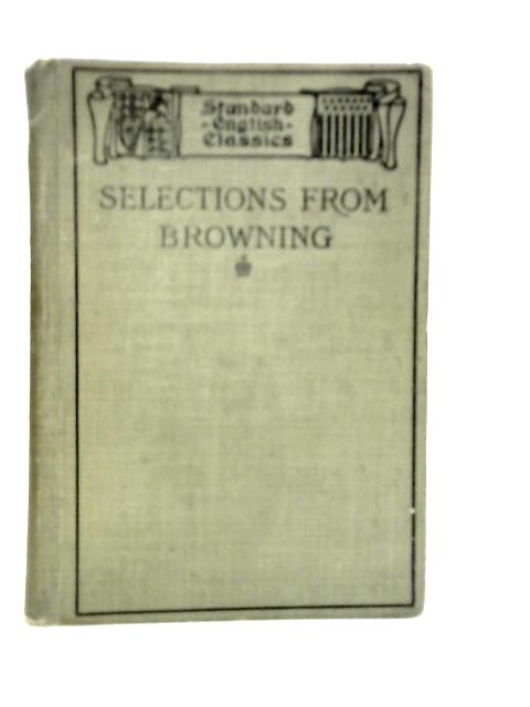 Selections from Browning By Robert Browning