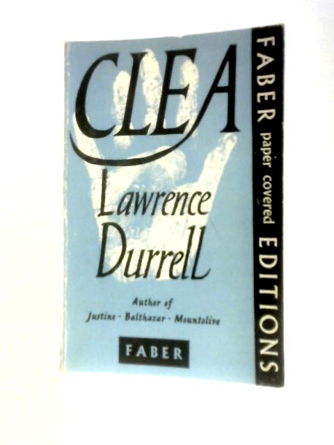 Clea By Lawrence Durrell