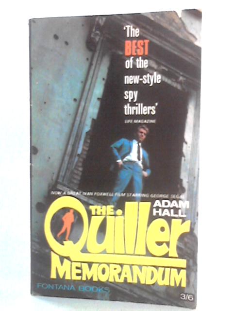 The Quiller Memorandum von Adam Hall