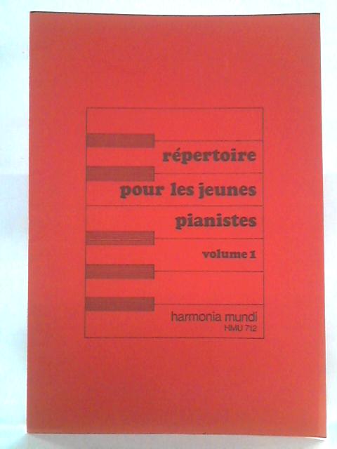 Repertoire Pour Les Jeunes Pianistes: Vol. 1