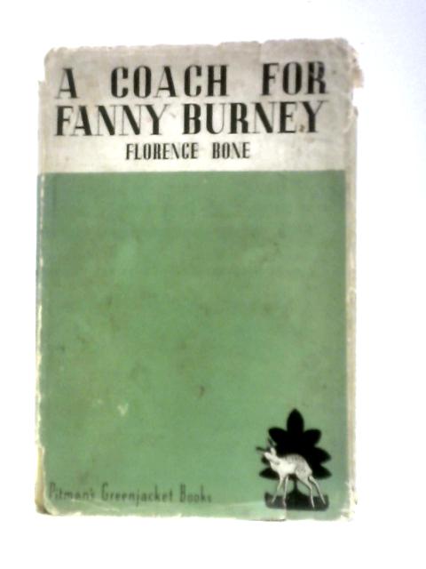 A Coach For Fanny Burney By Florence Bone