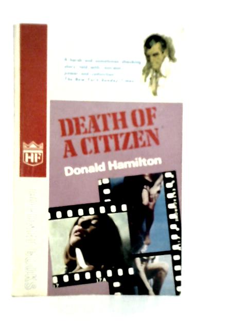 Death of a Citizen By Donald Hamilton